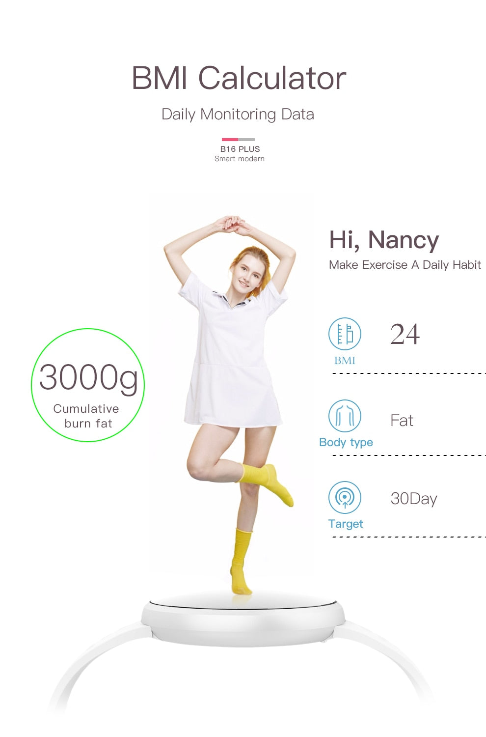 Black Technology Smart Bracelet |Fitness Tracker, Heart Rate Monitor, Sleek Design | Best Smart Band in UAE