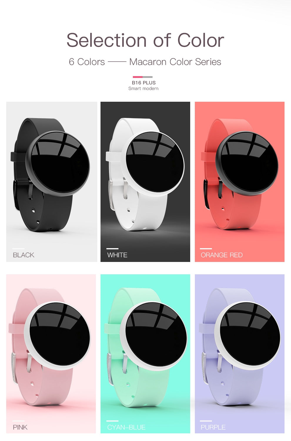 Black Technology Smart Bracelet |Fitness Tracker, Heart Rate Monitor, Sleek Design | Best Smart Band in UAE