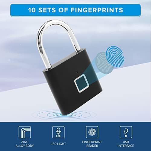 Portable Fingerprint Padlock