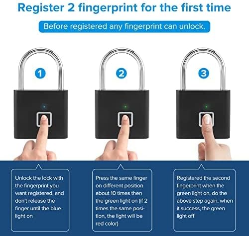 Portable Fingerprint Padlock