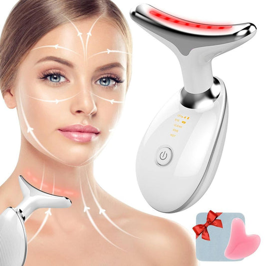 Rechargeable LED Facial And Neck Massage Instrument